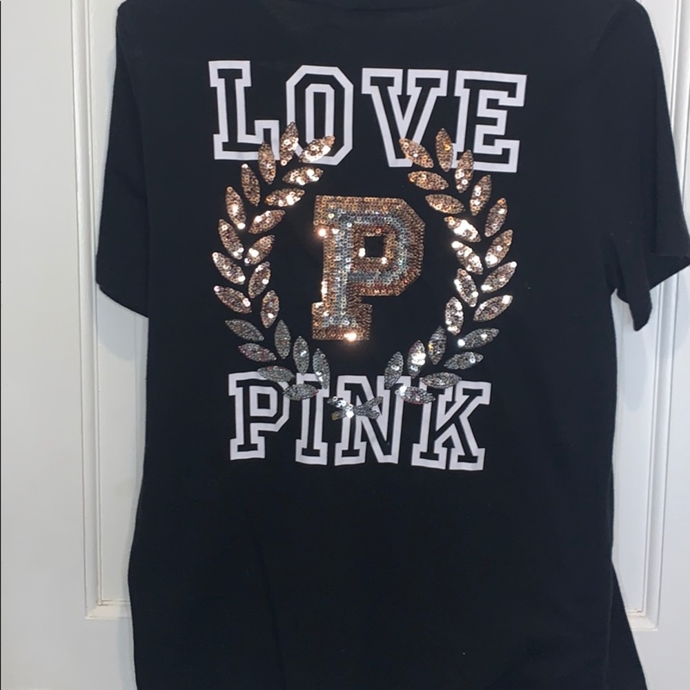 PINK bling tee